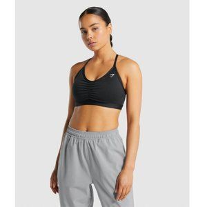 Gymshark Ruched Training Sports Bra, Size S.